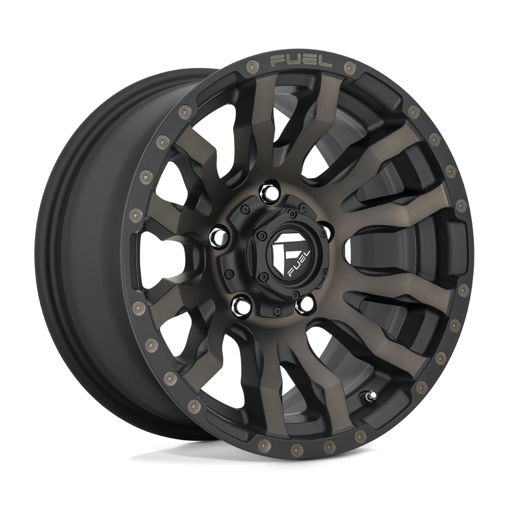 Fuel Off-Road Aluminum Wheels 16X8 Blitz D674 Matte Black Double Dark Tint