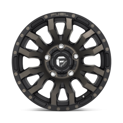 Fuel Off-Road Aluminum Wheels 16X8 Blitz D674 Matte Black Double Dark Tint