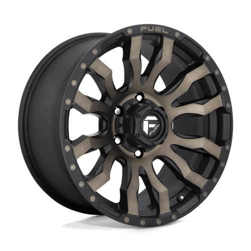 Fuel Off-Road Aluminum Wheels 20X9 Blitz D674 Matte Black Double Dark Tint