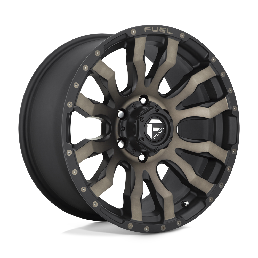 Fuel Off-Road D674 20X12 Matte Black Double Dark Tint 5x127 -44mm