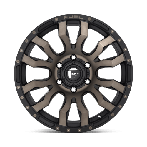 Fuel Off-Road D674 20X10 Matte Black Double Dark Tint 8x170 -18mm