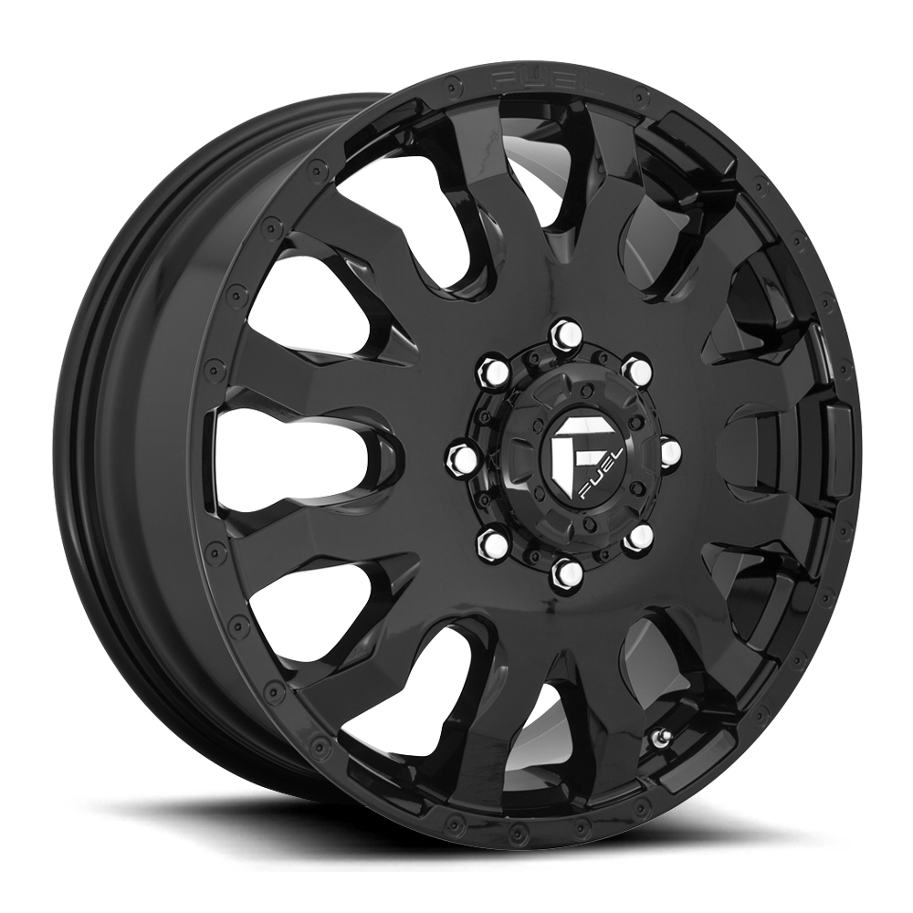 Fuel Off-Road D675 20X8.25 Gloss Black 8x210 +105mm