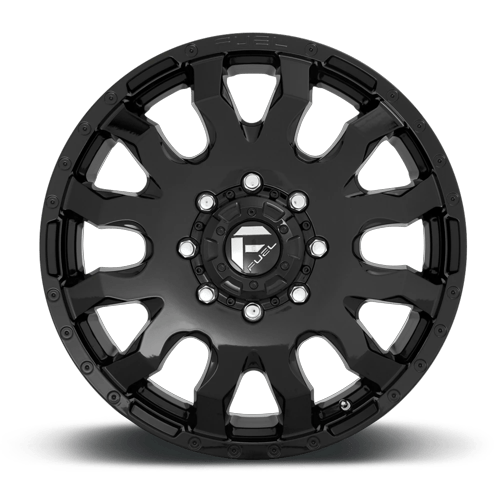 Fuel Off-Road D675 20X8.25 Gloss Black 8x210 +105mm