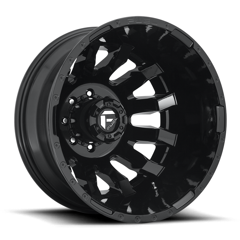 Fuel Off-Road D675 20X8.25 Gloss Black 8x210 -221mm
