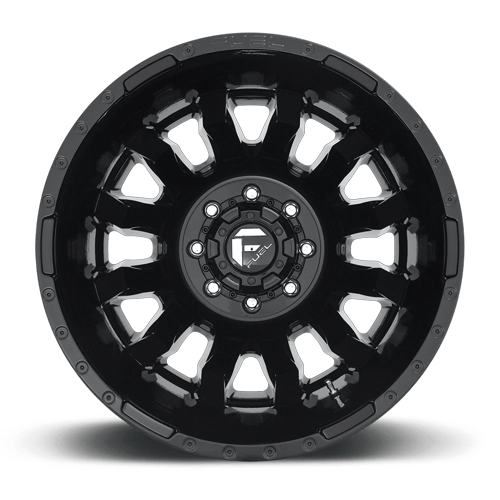 Fuel Off-Road D675 20X8.25 Gloss Black 8x165.1 -246mm