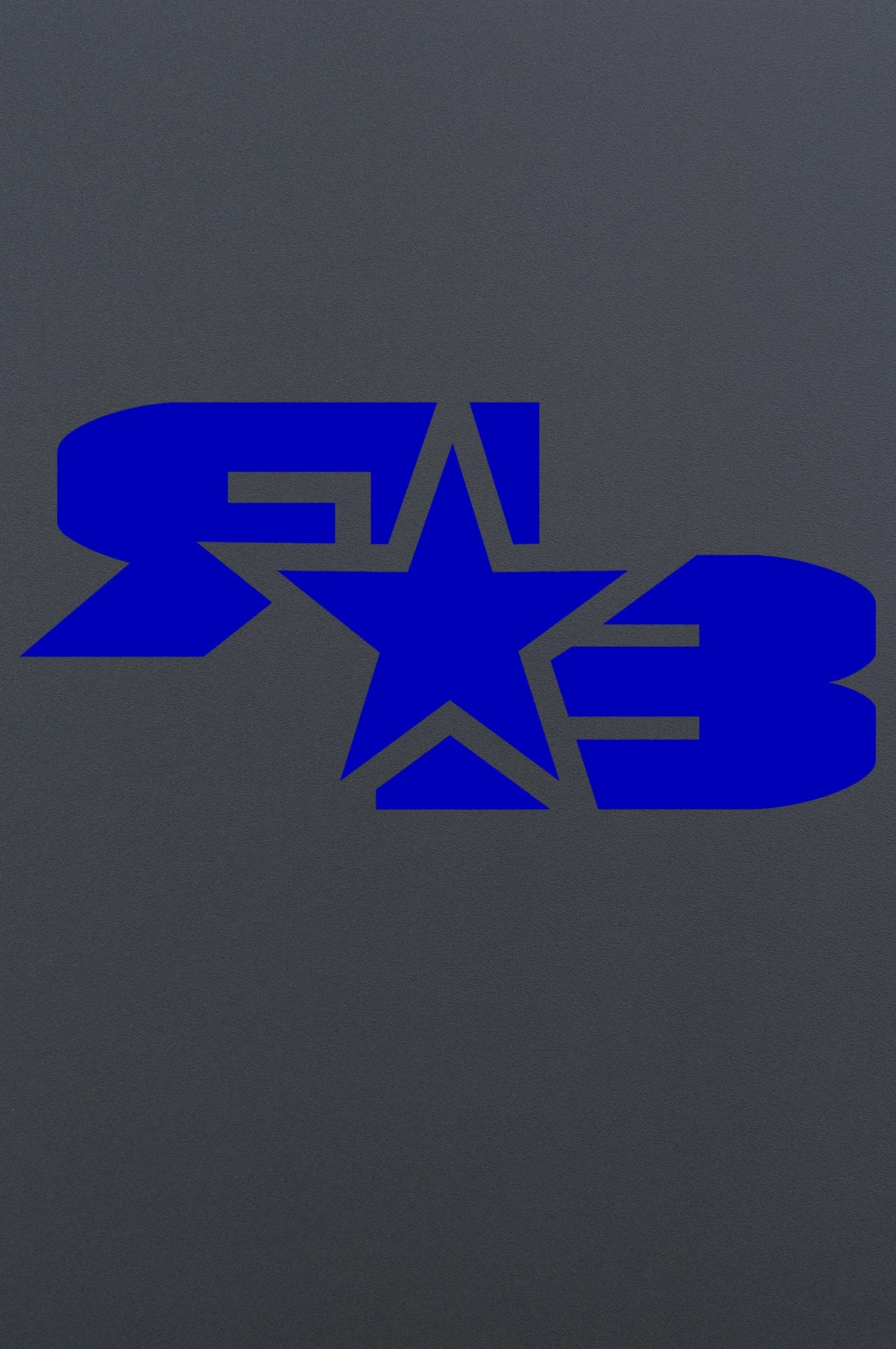 BLACK W/ BLUE LOGO