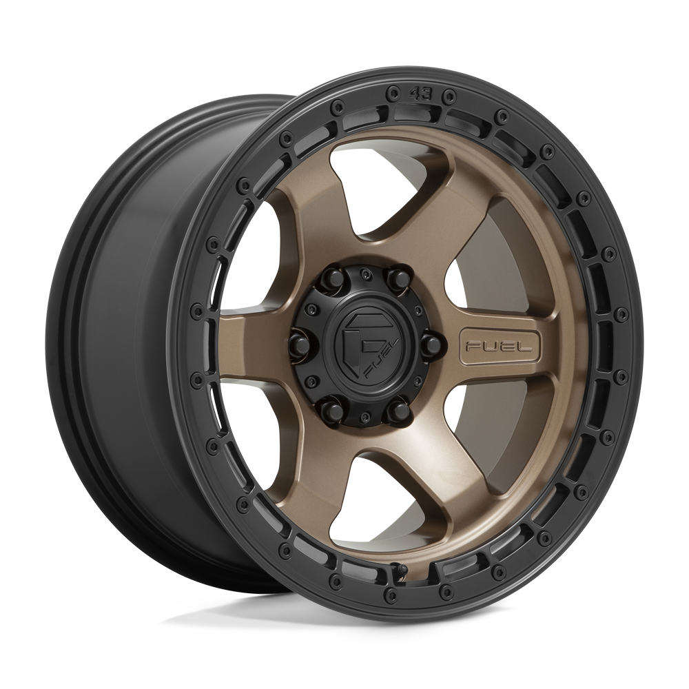Fuel Off-Road D751 17X9 Matte Bronze W/ Black Ring 6x139.7 -12mm