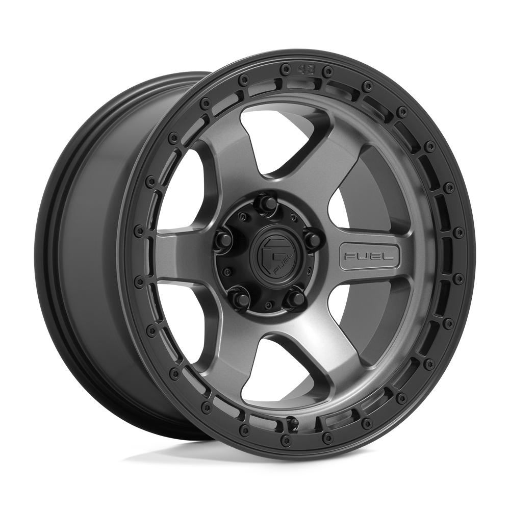 Fuel Off-Road D752 18X9 Matte Gunmetal W/ Black Ring 6x114.3 +20mm