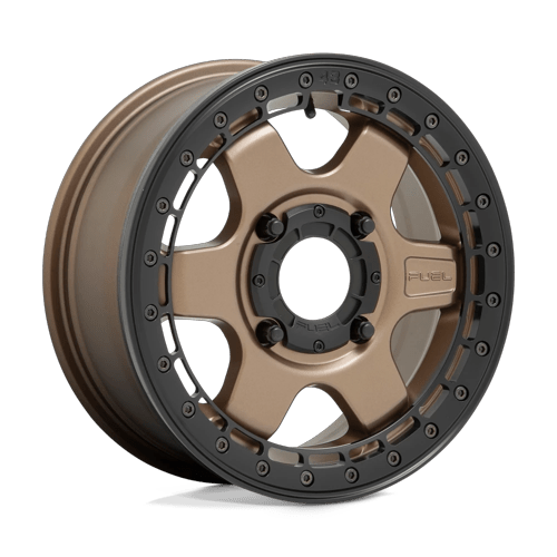 Fuel Off-Road Aluminum Wheels 15X6 Block Utv Beadlock D924 Matte Bronze W/ Black Ring