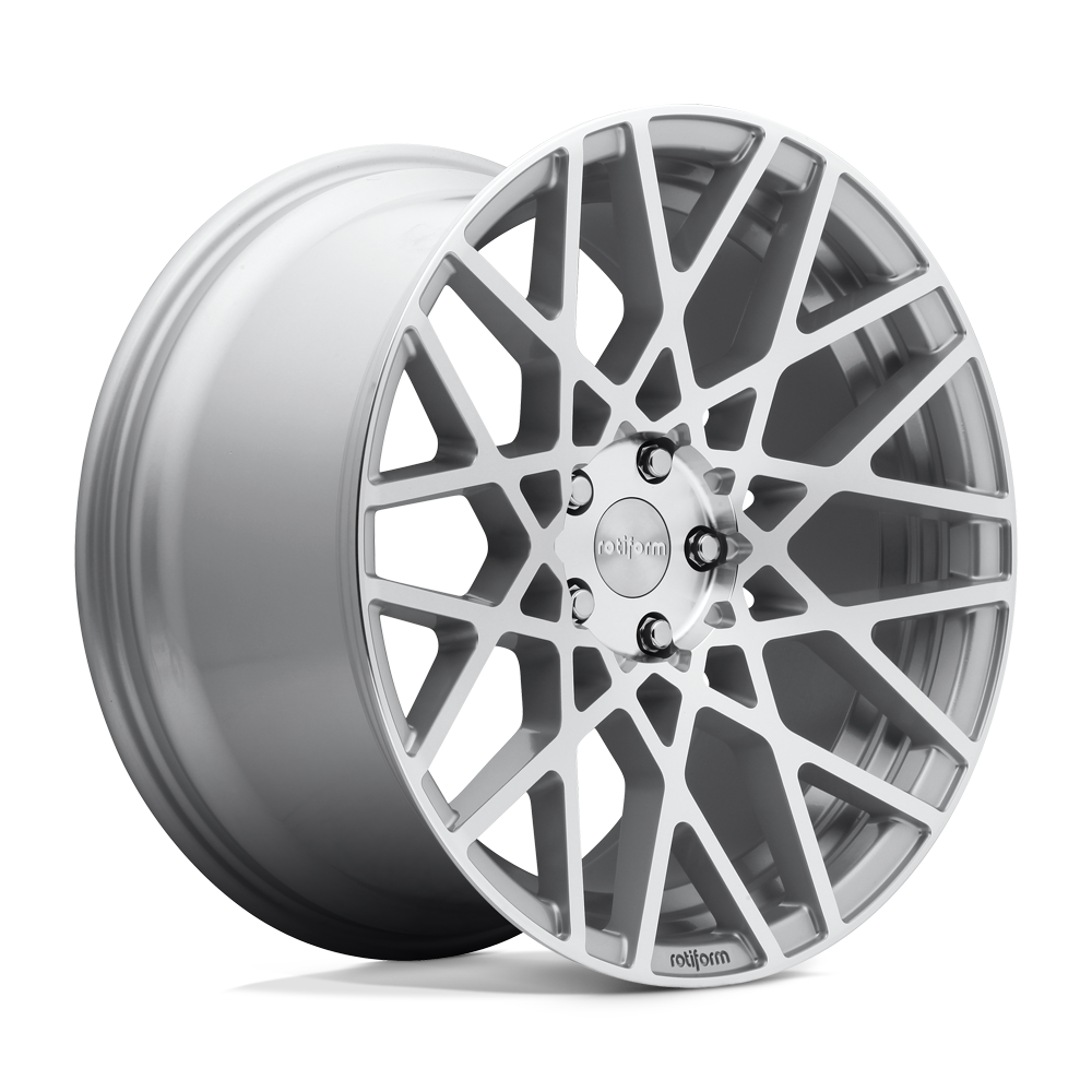 Rotiform R110 Blq 19X8.5 5X112 +45MM Gloss Silver Machined