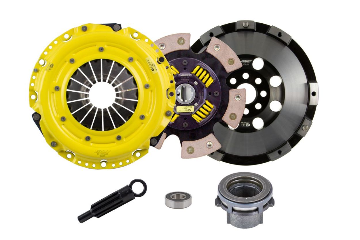 ACT 1991 BMW 525i Base 2.5 L6 GAS FI 2494cc HD/Race Sprung 6 Pad Kit - BM12-HDG6