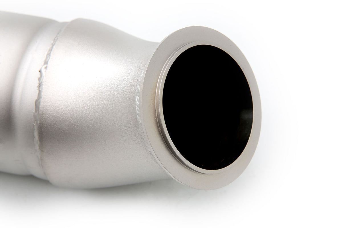 cp-e QKspl™ 5&quot; Cast Stainless BMW N55 Catted Downpipe