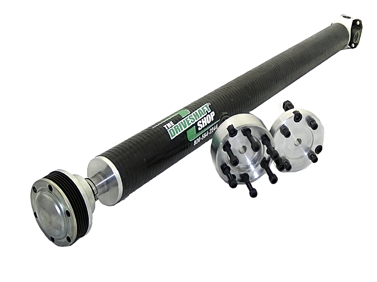 DSS 2009-2015 Cadillac CTS-V 3.8in Carbon Fiber 1-Piece Dual CV Driveshaft GMCTSV33-C - 610202