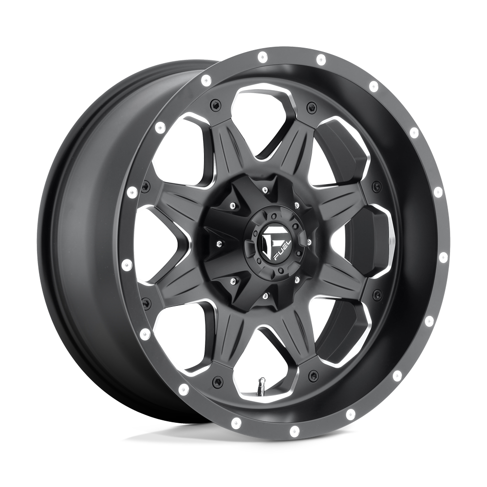 Fuel Off-Road Aluminum Wheels 20X9 Boost D534 Matte Black Milled
