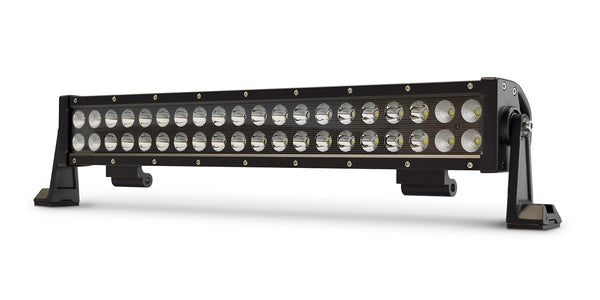 DV8 Offroad - 20 in. Dual Row LED Light Bar; Black Face - BR20E120W3W
