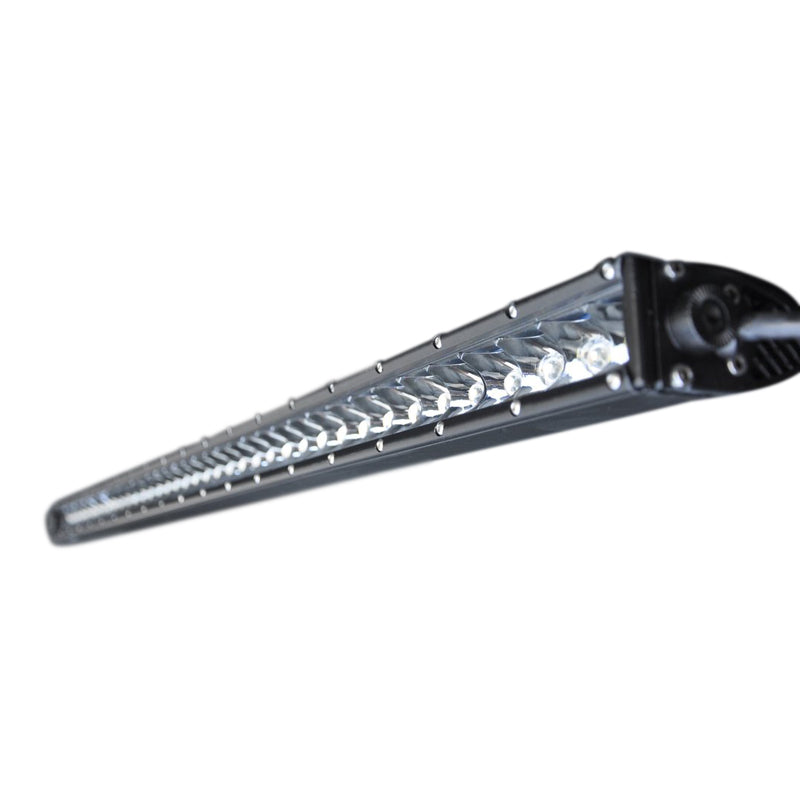 DV8 Offroad - 40 in. Single Row LED Light Bar; Chrome Face - BS40E110W5W