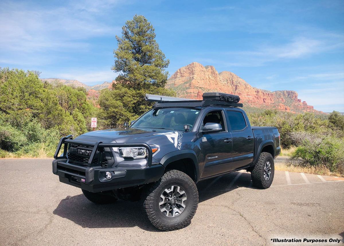 DOBINSONS BULL BAR BLACK DELUXE FOR TOYOTA TACOMA 3RD GEN 2016-2023- WITH OUT FOG LIGHTS - BU59-5559