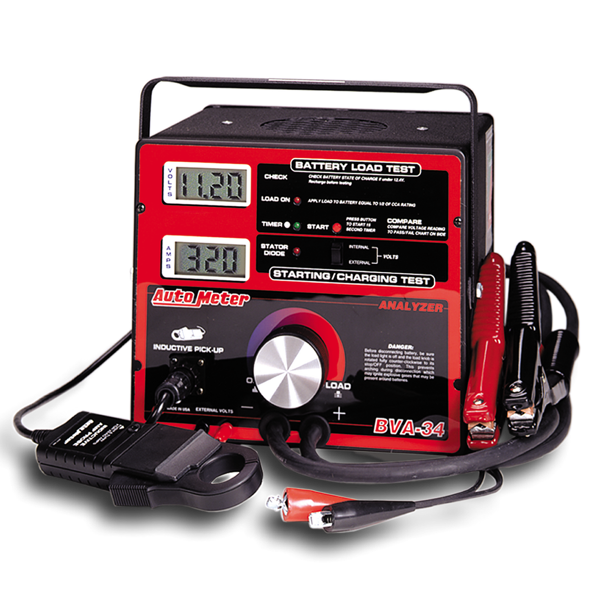 Autometer Charging System Analyzer / Battery Tester - BVA-34