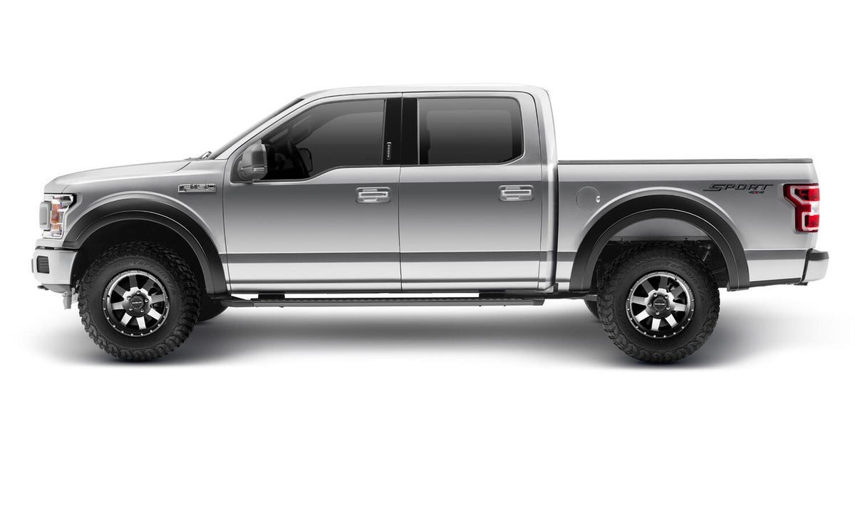 Bushwacker 18-19 Ford F-150 Extend-A-Fender Style Flares 4pc. - Black - 20947-02