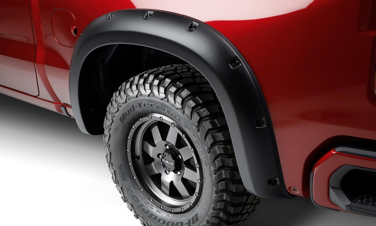 Bushwacker 17-20 Chevrolet Colorado Excl. ZR2 (5ft. Bed) Forge Style Flares 4pc - Black - 48108-08