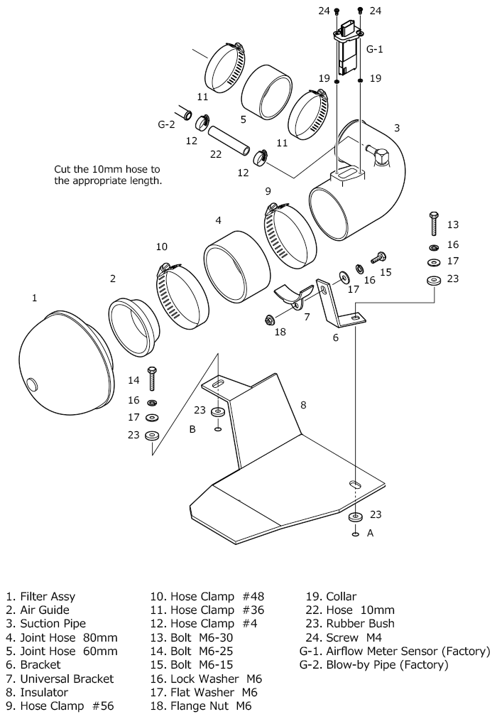 HKS Racing Suction Classification - 70020-AH101