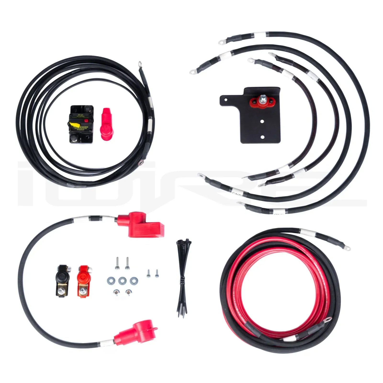 Mele Design - iWire Battery Relocation Kit - 2004-2007 STI for 2002-2007 Subaru WRX - front view