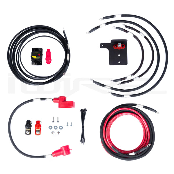 Mele Design - iWire Battery Relocation Kit - 2008+ STI for 2008-2021 Subaru WRX STI - front view