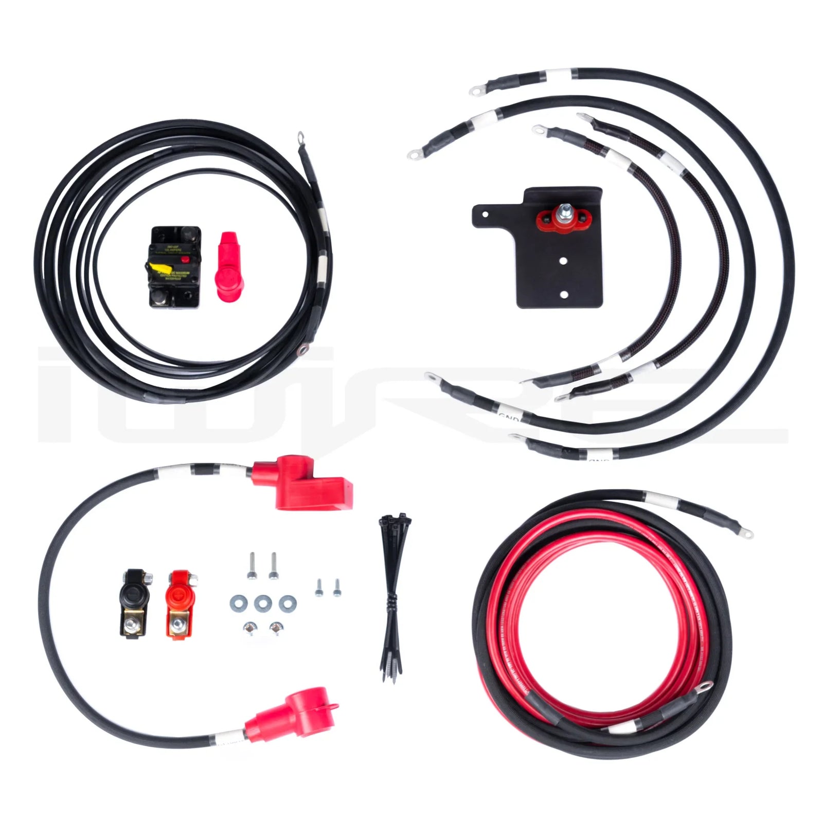 Mele Design - iWire Battery Relocation Kit - 1993-2001 Impreza by Mele Design - front view
