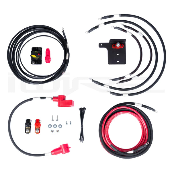 Mele Design - iWire Battery Relocation Kit - 2002-2007 Impreza by Mele Design - front view