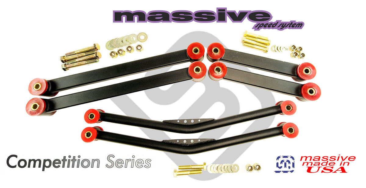 Massive Speed Competition Series Fixed Control Arm Kit - 98-11 Panther Chassis - Massive Speed System
