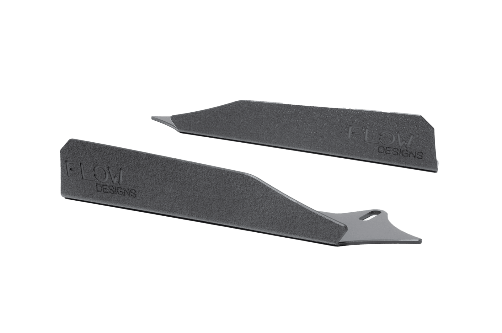 Flow Designs - Stinger CK GT 2021-2023 Rear Spat Winglets (Pair) for 2021-2023 Kia Stinger - front view