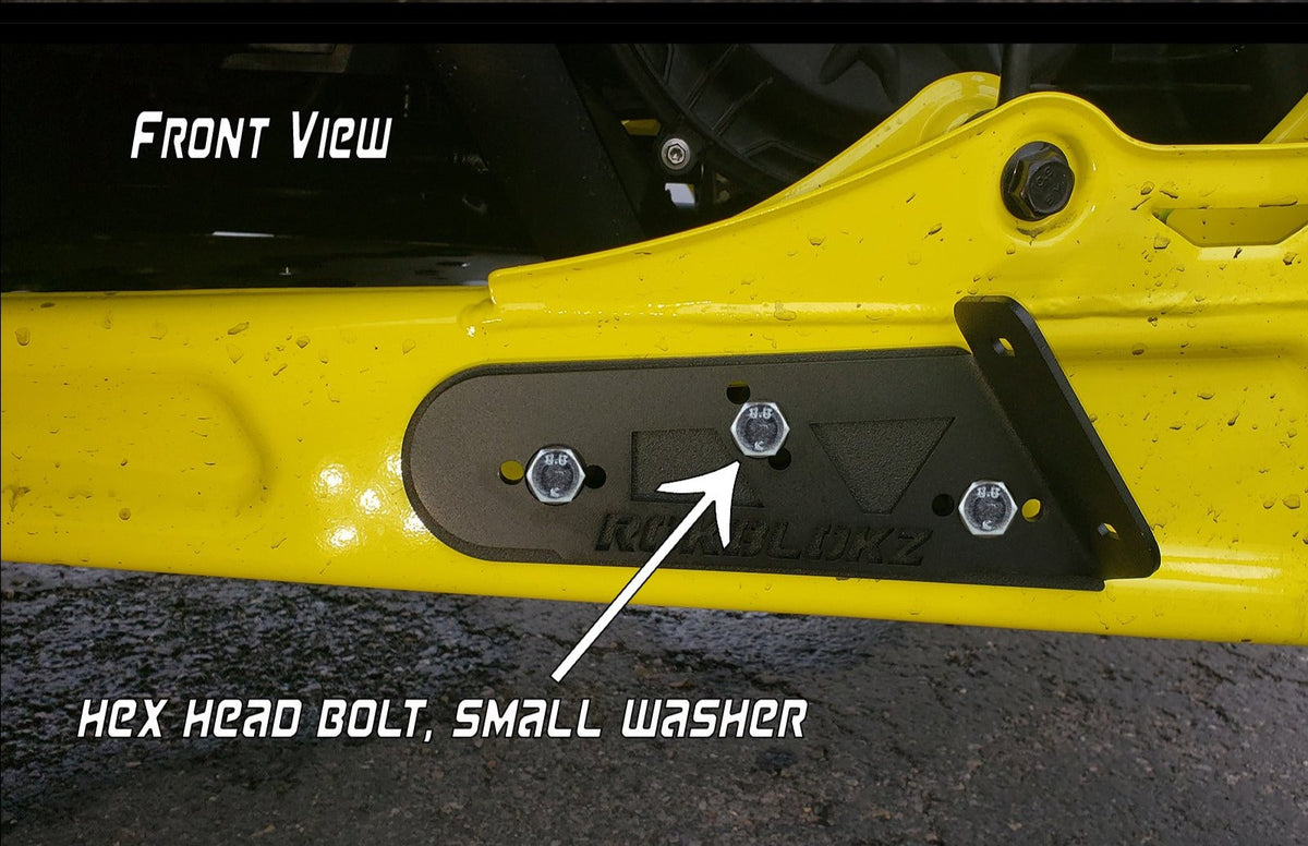 64" CanAm Maverick X3 FT. Rokblokz Trailing arm Mud Flaps