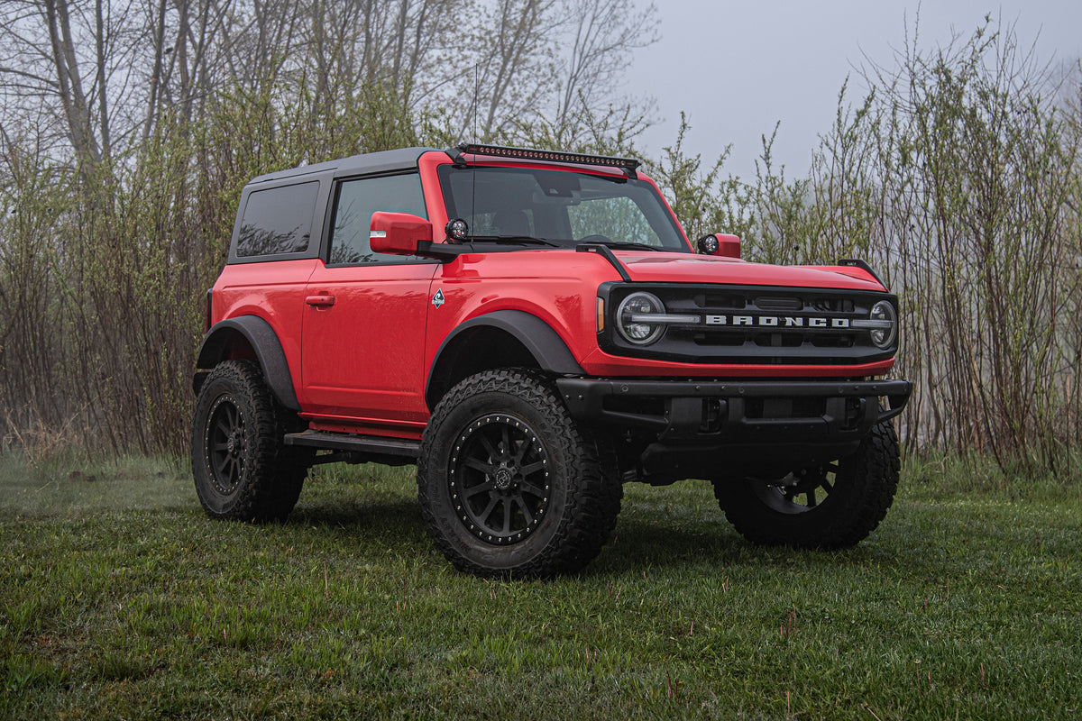 Zone Offroad 2021+ Ford Bronco 2 Door 4in Adventure Series Lift Kit (Base Shock Package Models Only) - ZONF94