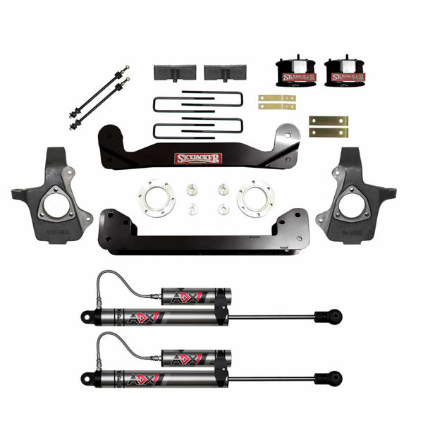 Skyjacker 14-18 Chevrolet Silverado 1500 4 In Suspension Lift Kit W/ Adx M2.0 Alum Monotube Shocks - C14460PK-XM