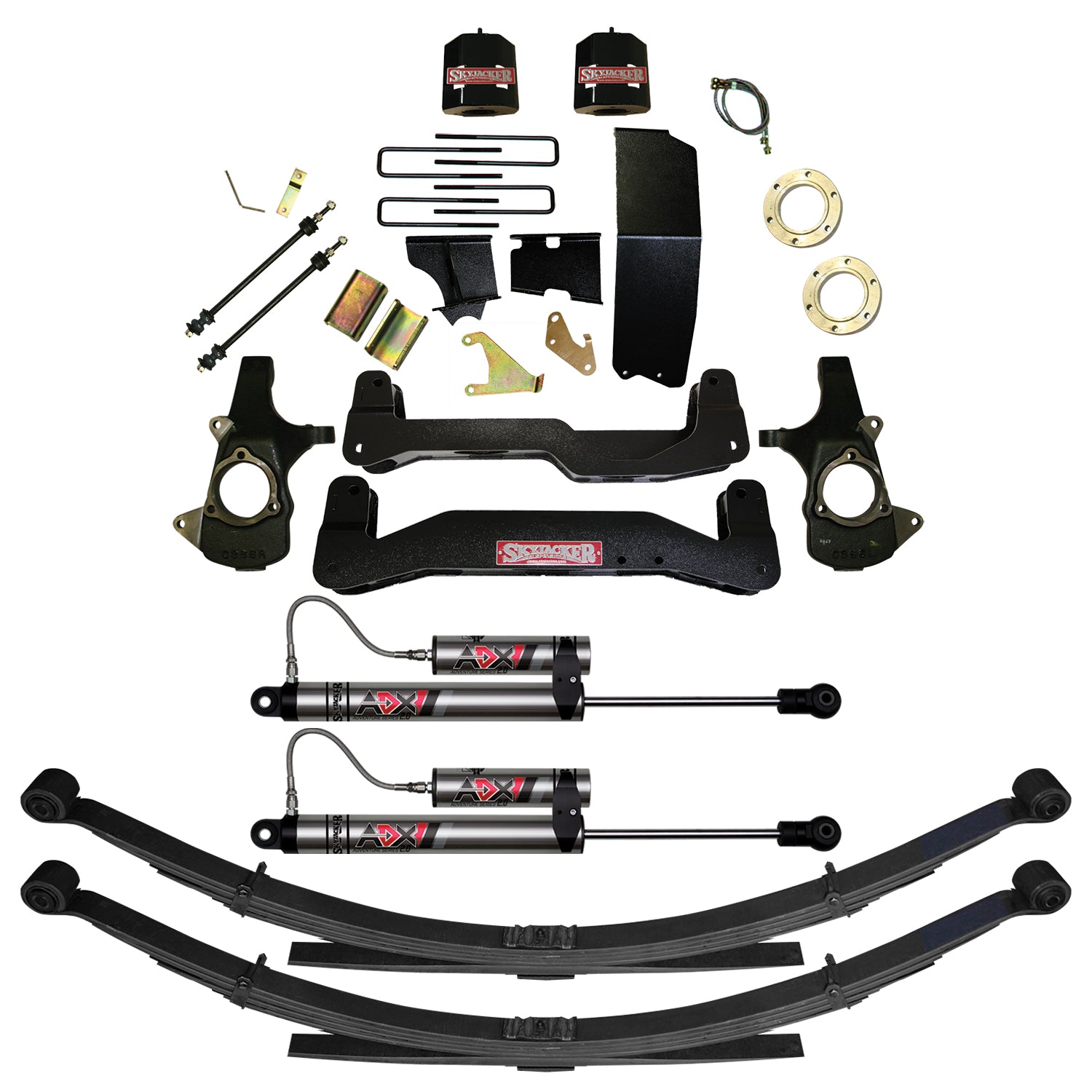 Skyjacker 14-18 GMC Silverado 1500 6-7in Suspension Lift System W/ ADX 2.0 Remote Reservoir Shocks - C14660APKS-X