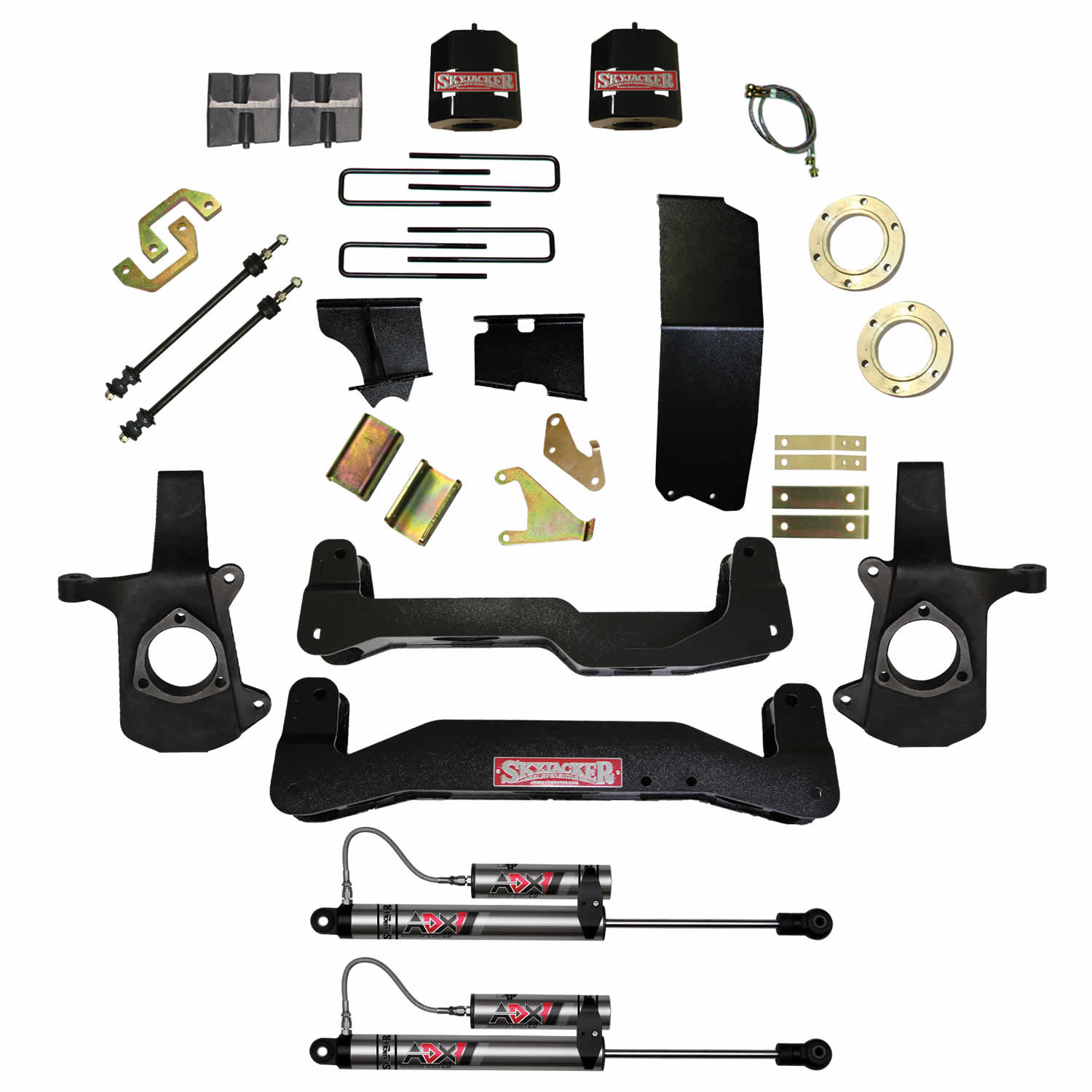 Skyjacker 14-18 GMC Silverado 1500 6-7in Suspension Lift Kit W/ ADX 2.0 Remote Reservoir Shocks. - C14660PK-X