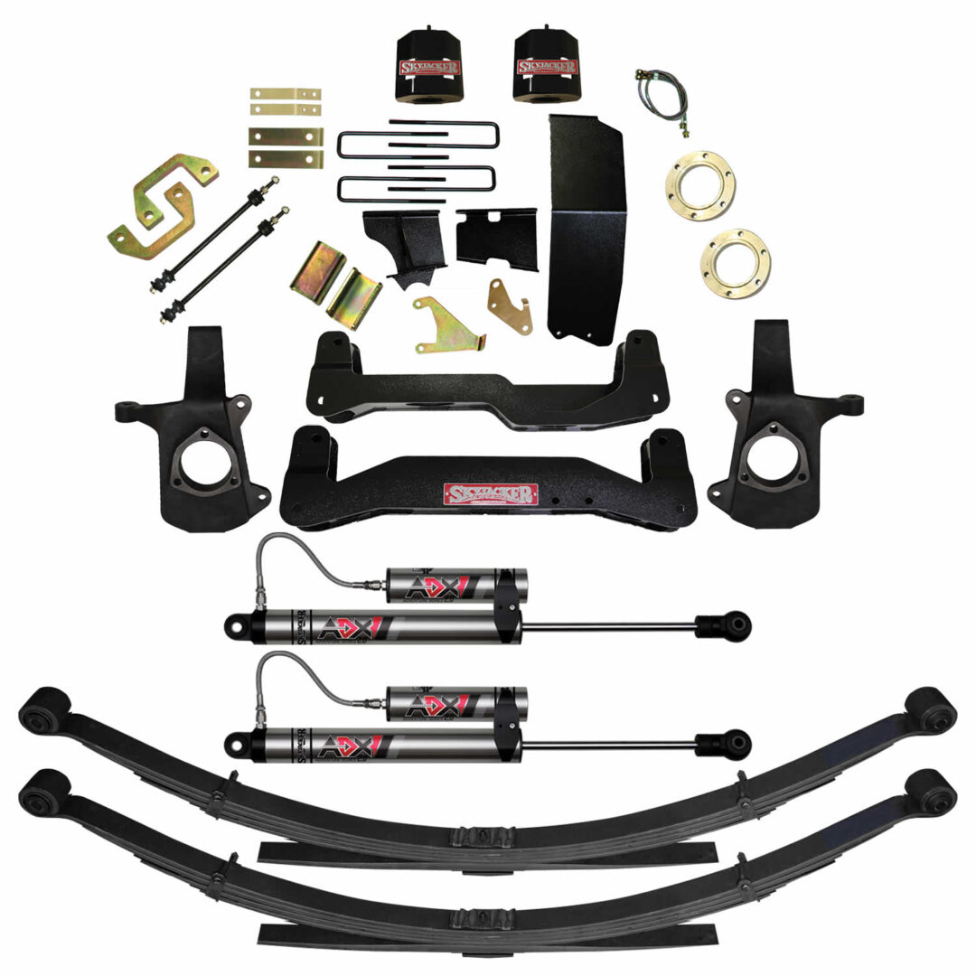 Skyjacker 14-18 Chevrolet Silverado 1500 6-7 In Suspension Lift Kit W/ Adx M2.0 Alum Monotube Shocks