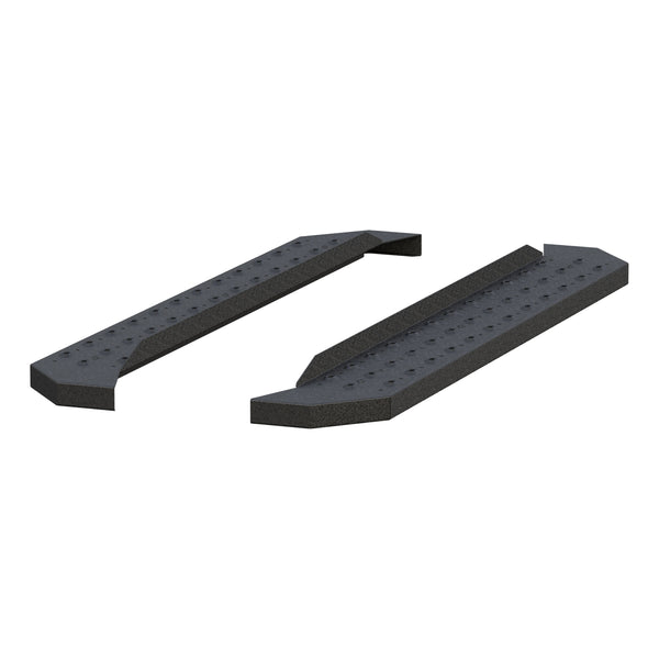 ARIES C2853 RidgeStep 6-1/2" x 53" Black Steel Running Boards (No Brackets)