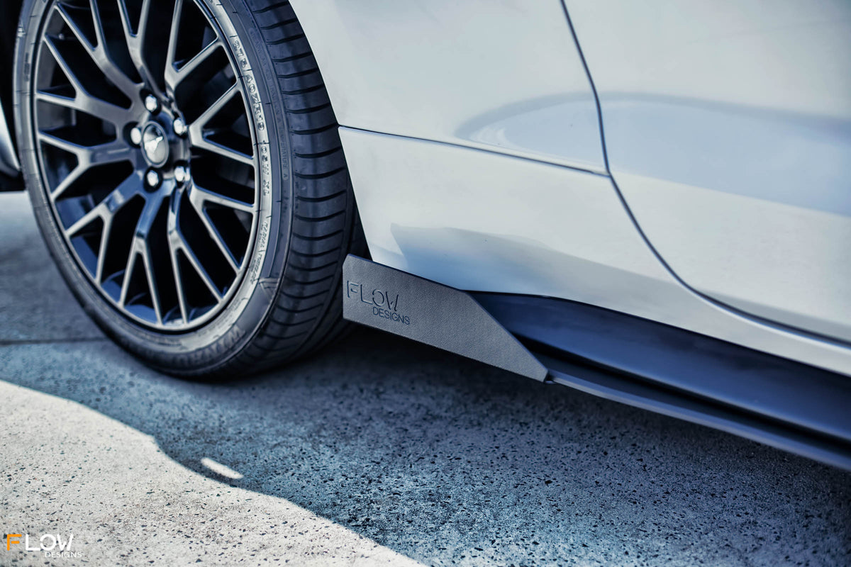 Flow Designs - 15-17 Mustang GT S550 FM Side Skirt Splitters (Pair)