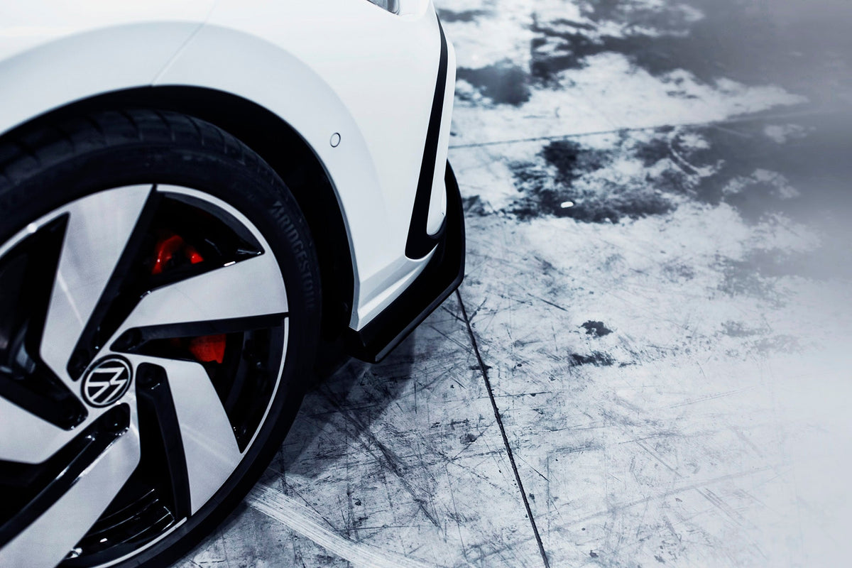 Flow Designs - MK8 Golf GTI Front Lip Splitter &amp; Bumper Reinforcement Plate