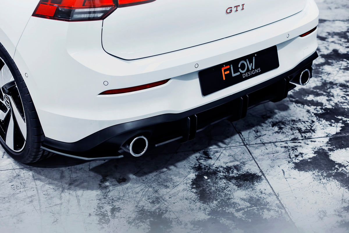 Flow Designs - MK8 Golf GTI Flow-Lock Rear Diffuser