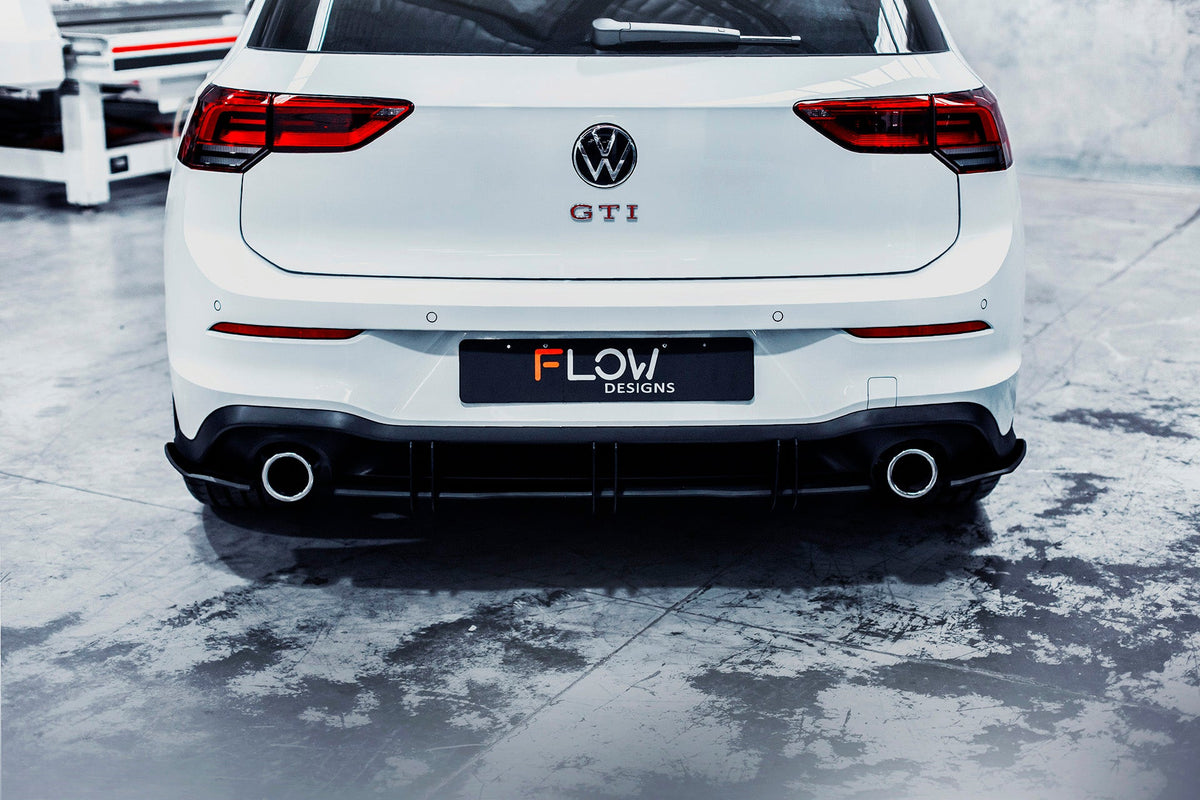 Flow Designs - MK8 Golf GTI Flow-Lock Rear Diffuser