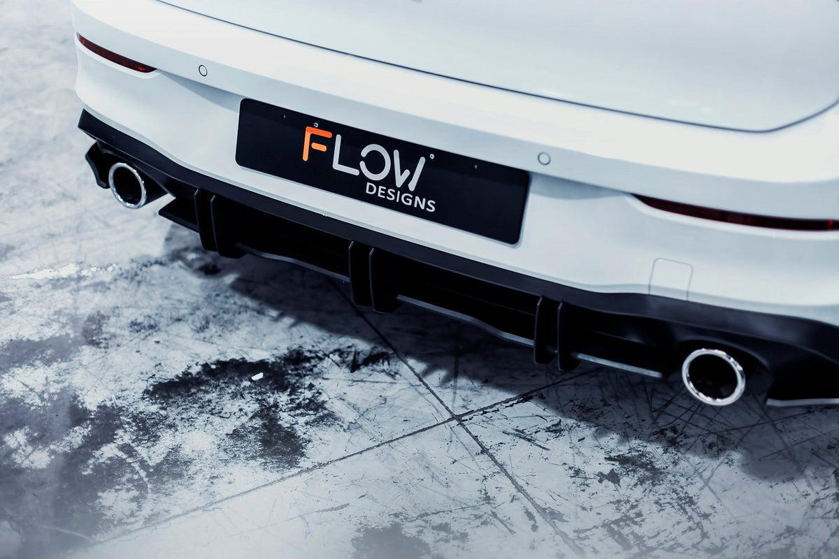 Flow Designs - MK8 Golf GTI Flow-Lock Rear Diffuser