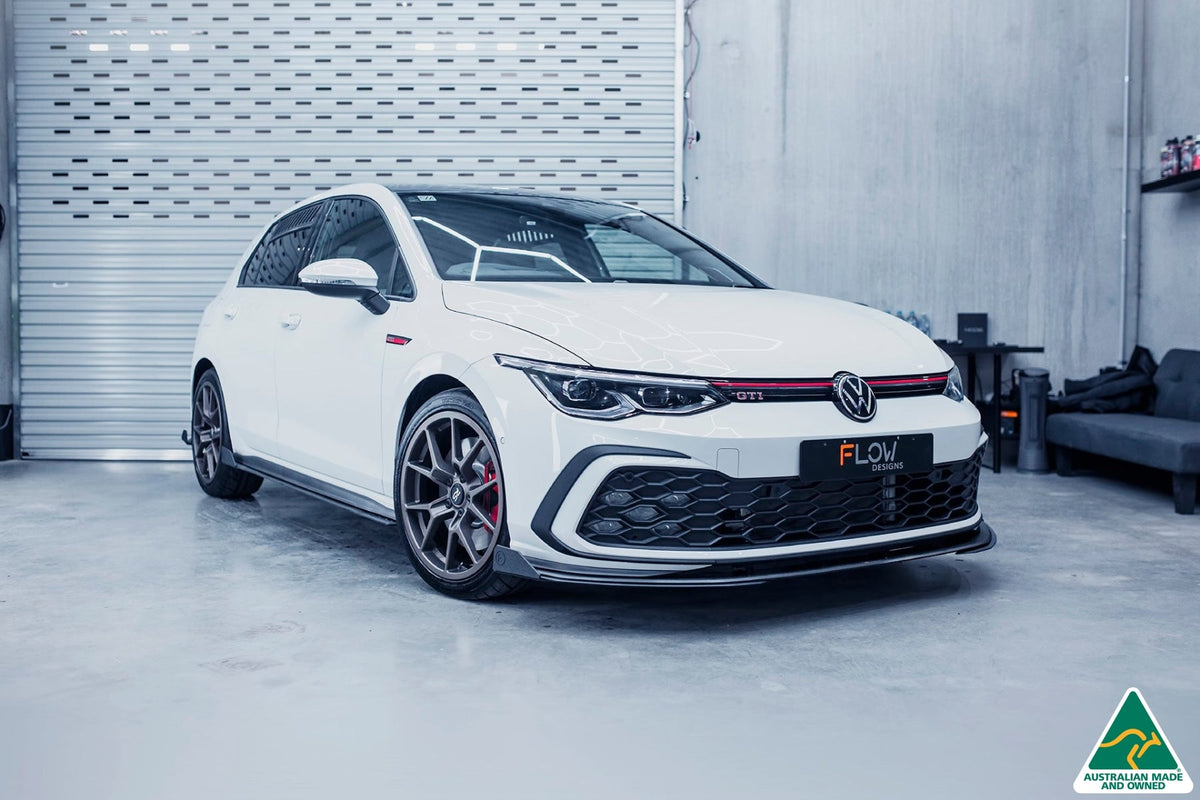 Flow Designs - MK8 Golf GTI Front Lip Splitter Winglets (Pair)
