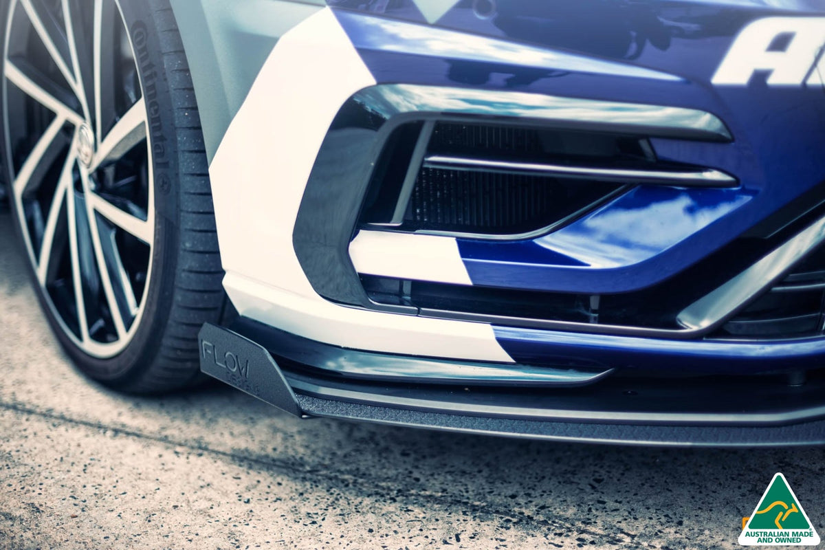 Flow Designs - MK7.5 Golf R Front Lip Splitter Winglets (Pair)