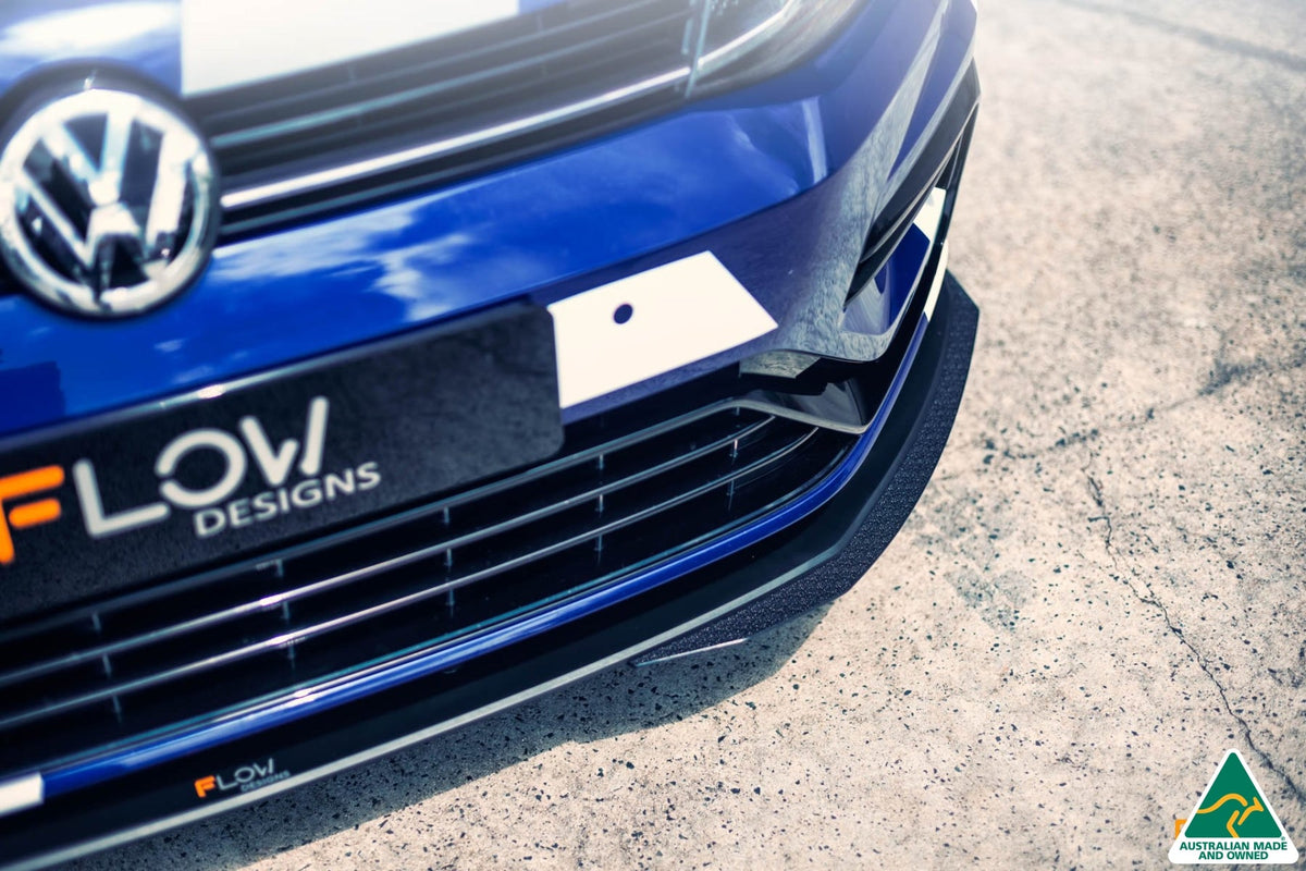Flow Designs - MK7.5 Golf R Front Lip Splitter