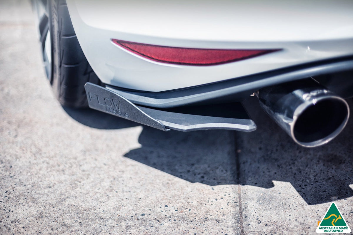 Flow Designs - MK7 Golf GTI Rear Spats (Pair) &amp; Flow-Lock Fins