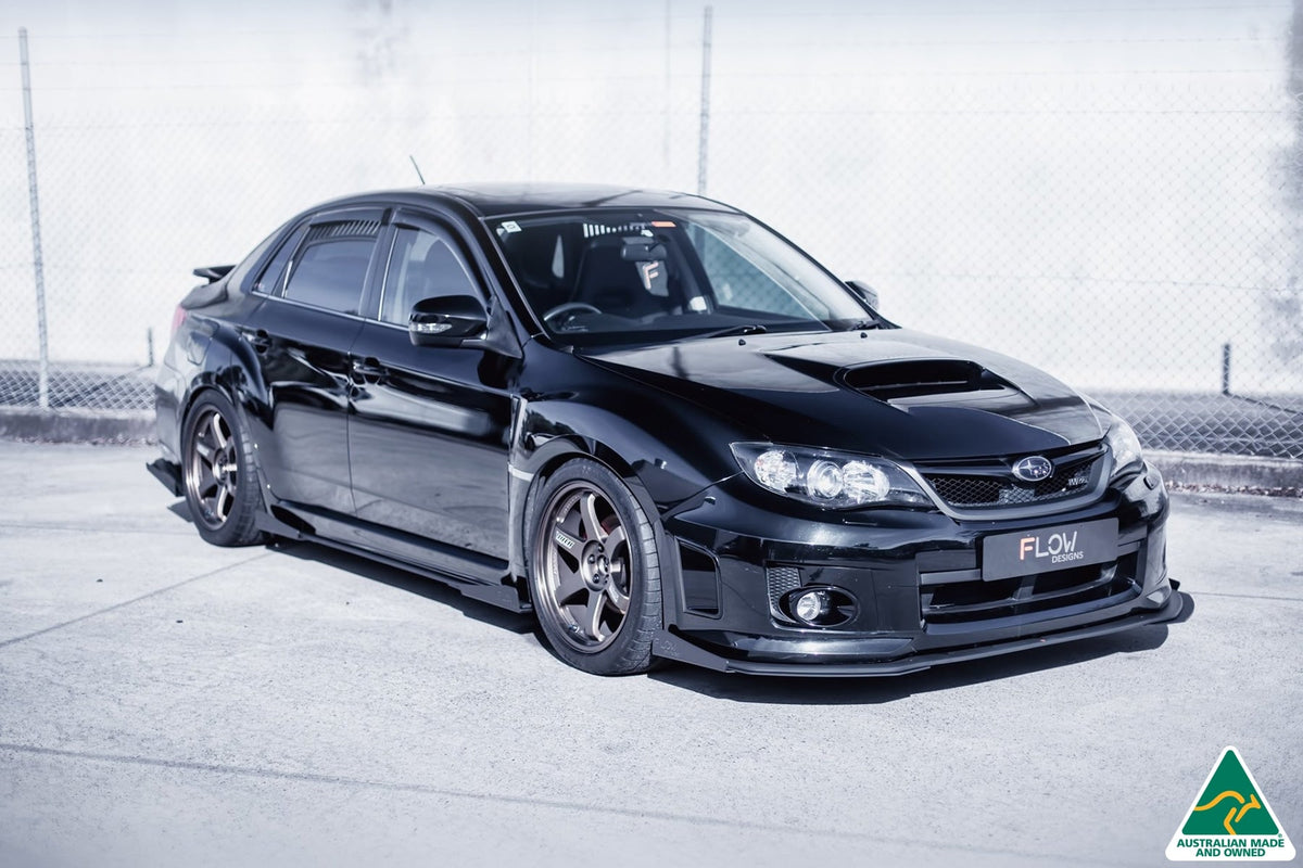 Flow Designs - Impreza WRX / STI G3 Sedan FL Side Skirt Splitters (Pair)