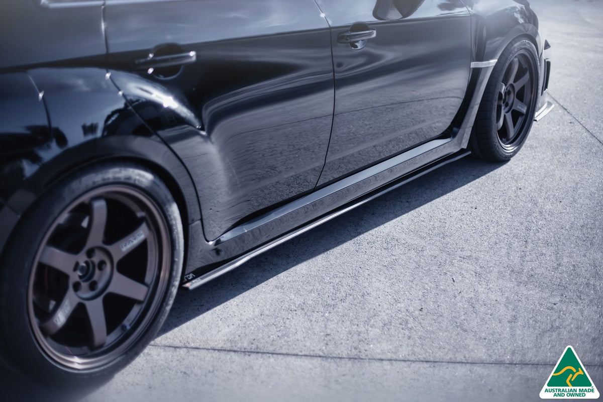Flow Designs - Impreza WRX / STI G3 Sedan FL Side Skirt Splitters (Pair)