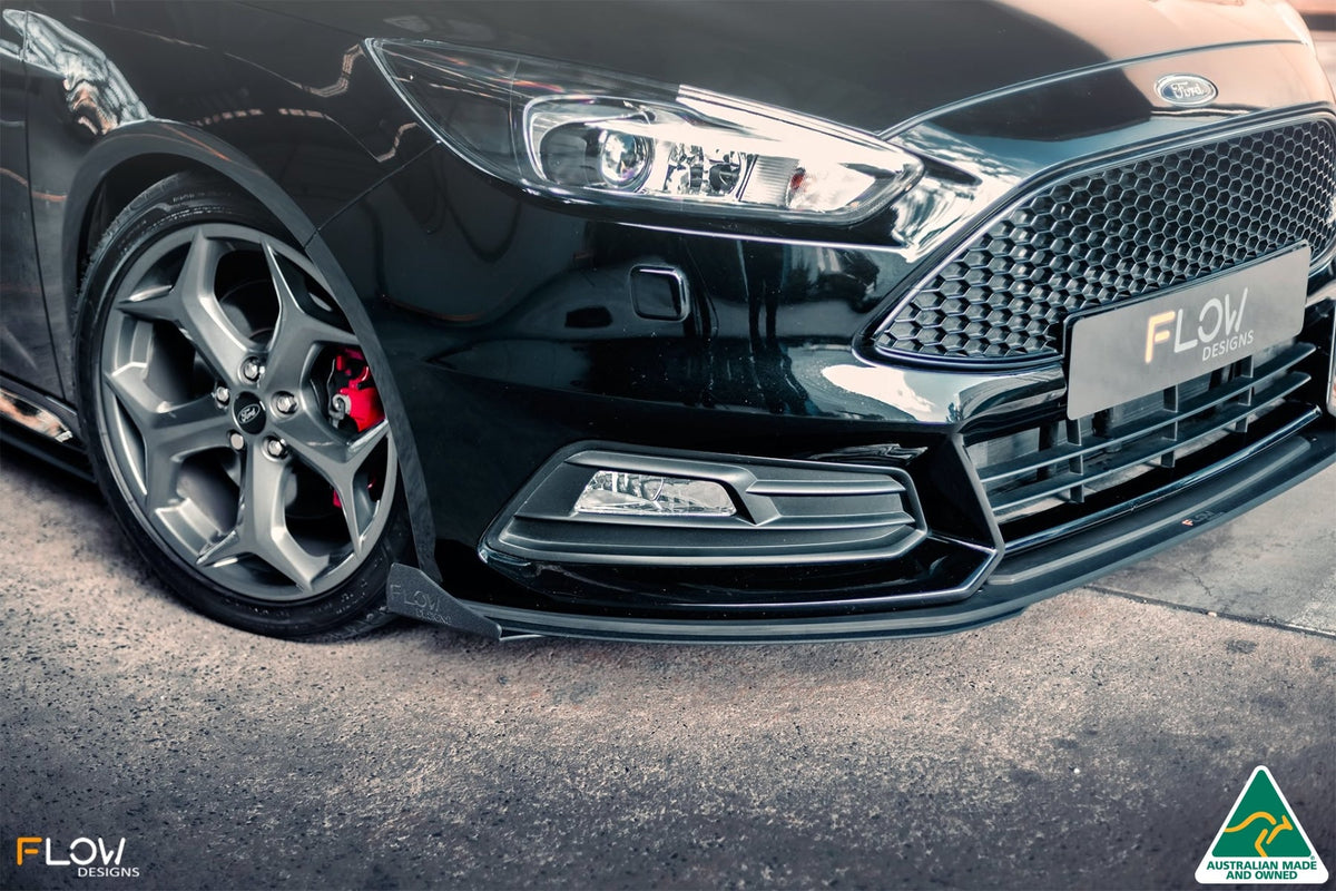 Flow Designs - MK3.5 Focus ST (Facelift) Front Lip Splitter (2 Piece)
